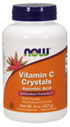 NOW Foods Vitamin C Crystals Ascorbic Acid 100% Pure Powder 8oz. 04/2026