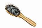 Boar Bristle Hair Brush - Bamboo Massage Comb, Suitable for All Hair Types