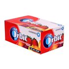 Orbit Mixed Fruit Flavour Sugar Free Chewing Gum 3.3g Sleeve (Pack of 32)