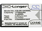 C594604160T  Battery for BLU VIVO 4.3  D910A   1750mAh / 6.48Wh    Li-ion 3.70V