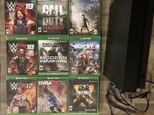 Microsoft Xbox One X Console Non Working Bundle With 9 Games
