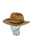 Vintage Stetson 3X Beaver Western Cowboy Hat Biege Felt Size 7 5/8