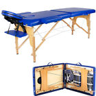 2 Folds Massage Table Portable Beauty Salon SPA Bed Height Adjustable Length 84