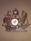 Vintage Metal Ship Thermometer~Miguel~Florida Souvenir~Japan Dial~South Africa