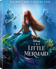 The Little Mermaid (Blu-ray, 2023) Like New Plastic case