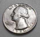 1980 George Washington Quarter Dollar Error Coin