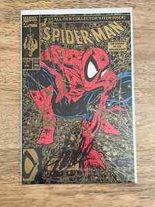 Spiderman #1 Legend of the Arachknight August 1991 Gold Edition SIGNED Stan Lee