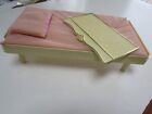 Vintage 1980s Barbie Wolverine furniture bed with broken bed head attachments