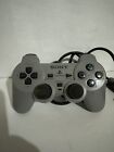 New ListingSony PlayStation PS1 PS2 Dual Shock Controller Grey SCPH-1200 OEM