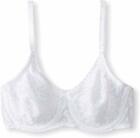 Bali Lace 'N Smooth Seamless Cup Underwire Bra 3432 White NWT Fast Shipping
