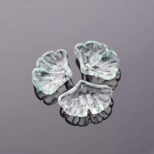 10pcs 20x15mm Leaf Crystal Glass Charms Loose Pendants Beads Jewelry Findings