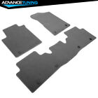 Fits 17-23 Nissan Armada QX80 OE Nylon Front Rear Floor Mat Carpets 3PCS - Gray (For: INFINITI QX80)