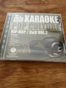 2007 Karaoke Singing Machine Pop Culture Hip Hop R&B Vol 2 New Sealed 16 songs