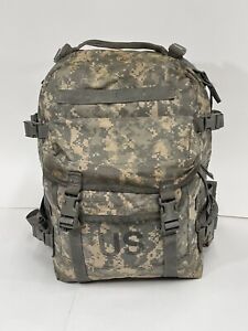 US MILITARY ACU MOLLE II ASSAULT PACK W/STIFFENER 3 DAY BACKPACK USED/GOOD