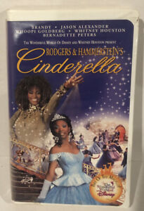 Rodgers & Hammerstein's Cinderella VHS ClamShell Brandy, Whitney Houston,Whoopi