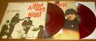 Lot 2 BEATLES Japanese RED vinyl LPs A Hard Day's Night BEATLES FOR SALE Odeon