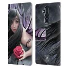 OFFICIAL ANNE STOKES DARK HEARTS LEATHER BOOK WALLET CASE COVER FOR NOKIA PHONES