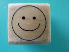 Smiley Face STAMP CABANA Rubber Stamp