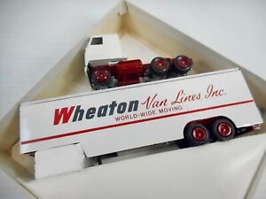 Vintage Winross Models Wheaton Van Lines Tractor Trailer 1:64 Scale Die-Cast
