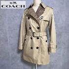 COACH Signature Trench Coat Charm - Womens Stylish Spring Outerwear, Beautiful