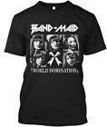 NWT Band-Maid World Domination Japanese Heavy Metal Pop Rock Band T-Shirt S-4XL