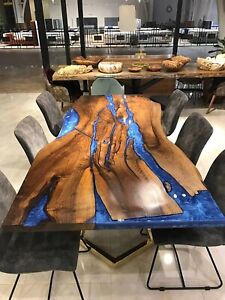 River Table Epoxy Dining Table Resin Coffee Table Ocean Table Living Room Table