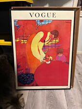 vintage vogue poster 1918 early November Conde Nast & Co wood