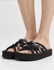 Rag Bone Womens Slide Platform Heels Comfort Canvas Sandal Espadrille MSRP $395