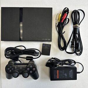 PlayStation 2 PS2 Slim Console SCPH-79001 Complete Tested AV AC Cord Controller