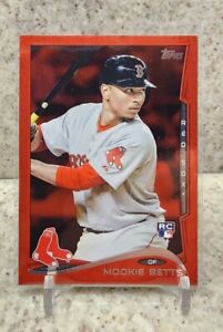 2014 Topps Update Mookie Betts RC Red Hot Foil PLEASE READ