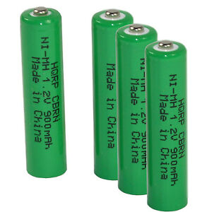 4-Pack 900mAh Rechargeable Battery for Sennheiser HDR, PXC, RS Series Headphones