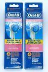 2x4 packs for Oral-B Sensitive Clean Replacement Electric Toothbrush Brush Heads
