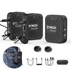 SYNCO G1A2 2.4G Wireless Lavalier Microphones System for Camera Smartphone Vlog