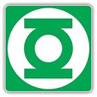 Green Lantern DC Logo Comics Garage Truck Car Vinyl Sticker Decal Water Resist