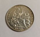 New Listing1934 Peru Sol Large Silver Coin