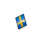SWEDEN FLAG R Design Emblem Badge Volvo V C XC S 40 50 60 70 80 90 Black