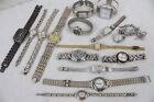 16 Vintage Ladies Wristwatch Watch Lot Gold Tone Pulsar Vanity Fair Seiko NY&Co