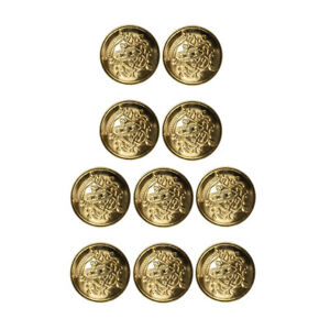 40PCS Metal Sewing Button Sewing Buttons Gold Buttons for Blazer Metal Suit