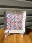 Handmade Polkadot Patchwork Quirky Studio Art Pottery Square Plate 7-Signed