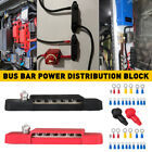 2X Power Distribution Terminal Block Screws Battery Bus Bar For Car Boat Marine