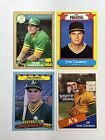 Jose Canseco 1987 Topps Rookie Cup & Oddball Lot ~ 4 Cards ~ A’s