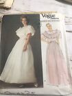 Vintage VOGUE Sewing Pattern 1138 Oscar De La Renta Wedding Prom Uncut Size 6