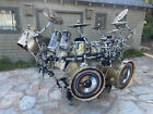 Monster Custom Pearl Electronic Dbl Bass Drum Set kit Mimic PICKUP ONLY SO CAL