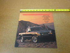 1986 Jeep Comanche pickup truck sales brochure 24 pg ORIGINAL literature