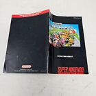 Super Mario Kart SNES Super Nintendo Manual Instruction ONLY - GOOD