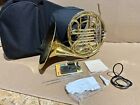 Double French horn 4 Keys F/Bb Flat Brass French Horn Orchestral Musical Gold