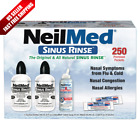 NeilMed Sinus Rinse Kit, 2 Squeeze Bottles, 1 Saline Spray, 250 Premixed Packets