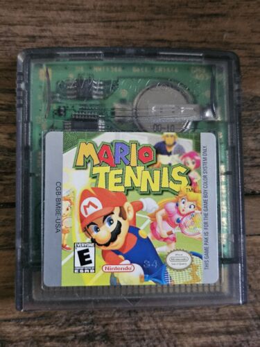 Mario Tennis - Authentic Nintendo GameBoy Color GBC Game - GBA