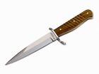 Boker Trench Knife With Walnut Handle And Leather Sheath – Made In Germany