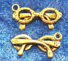 20Pcs. Tibetan Antique Gold 3D Sunglasses Charms  Pendants Jewelry Finding PV18